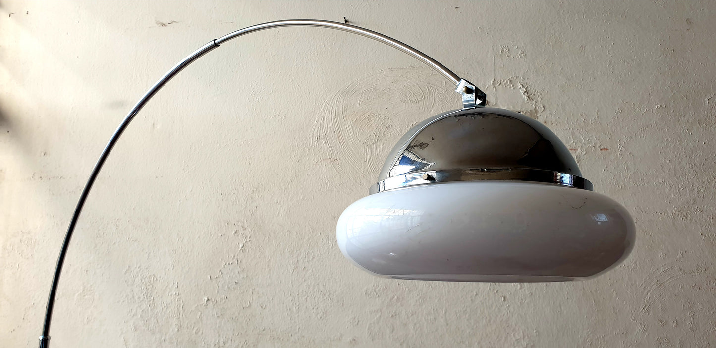 Lampada piantana ad arco design anni 60/70