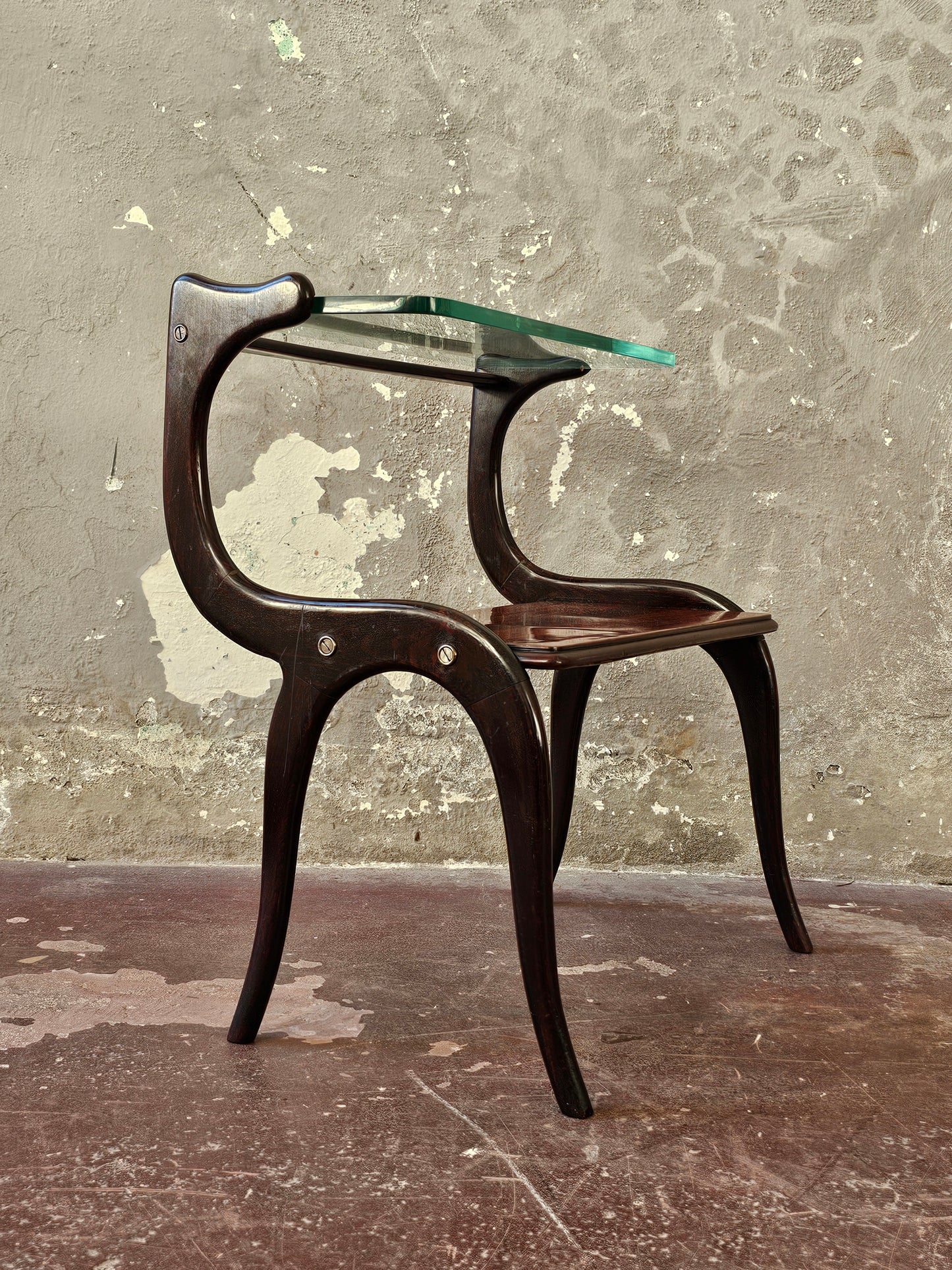 Tavolino design anni 50 nello stile di Ico Parisi