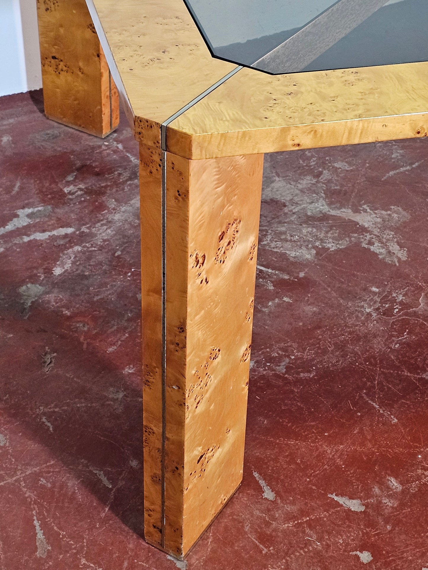 Tavolo Design anni 70 nello stile di Willy Rizzo