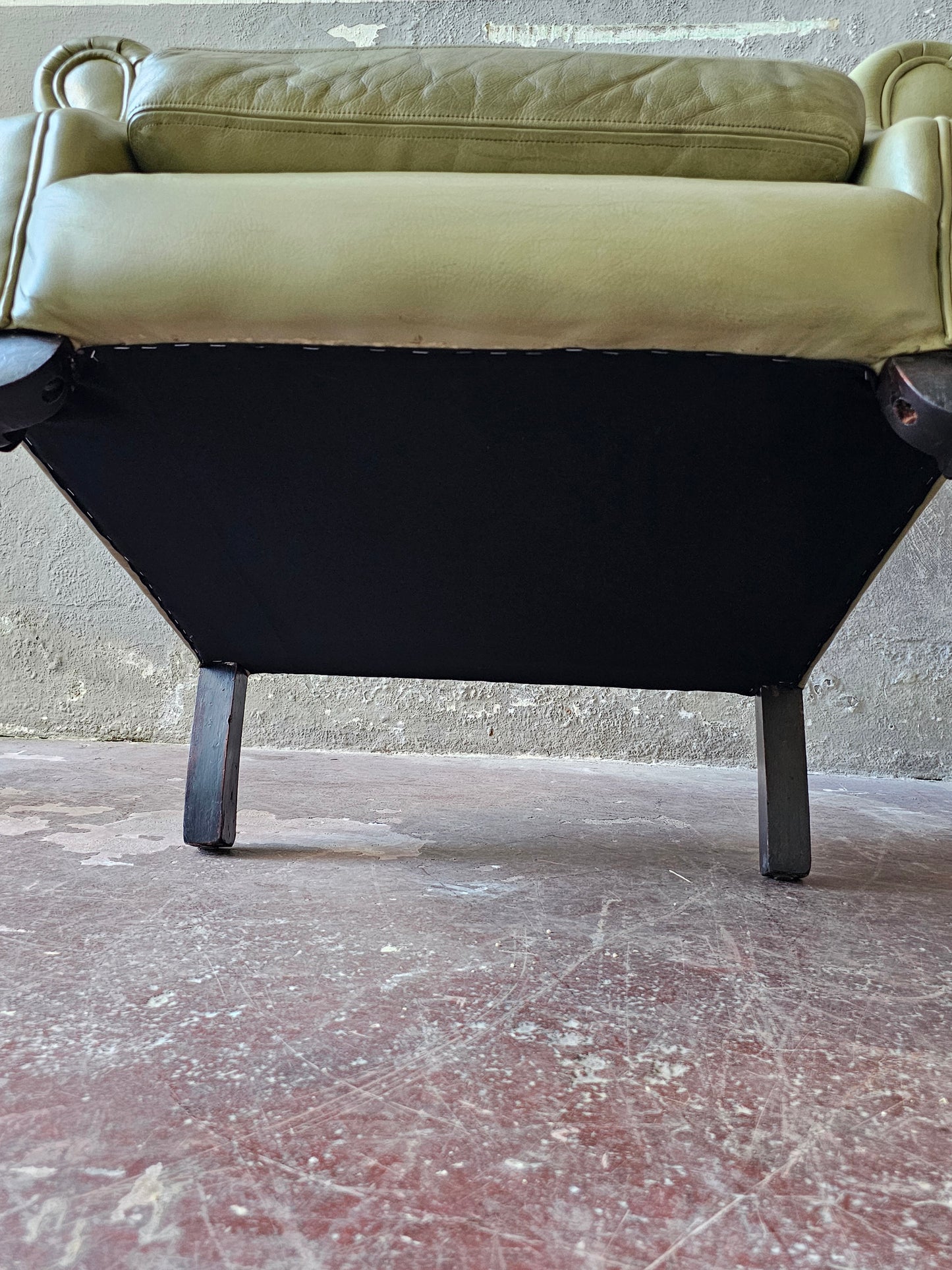 Poltrona Chesterfield in pelle