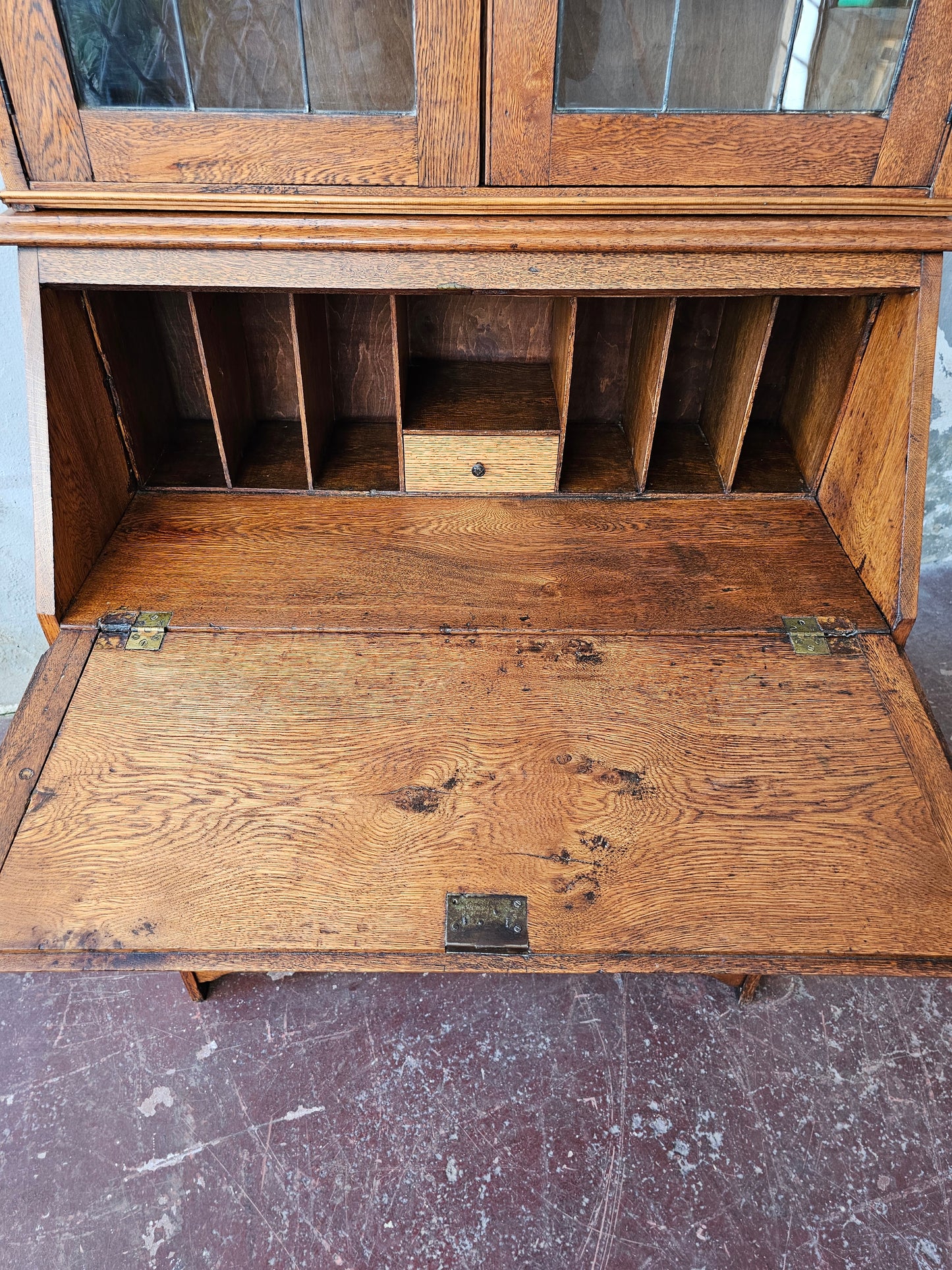 Trumeau inglese in rovere 1800