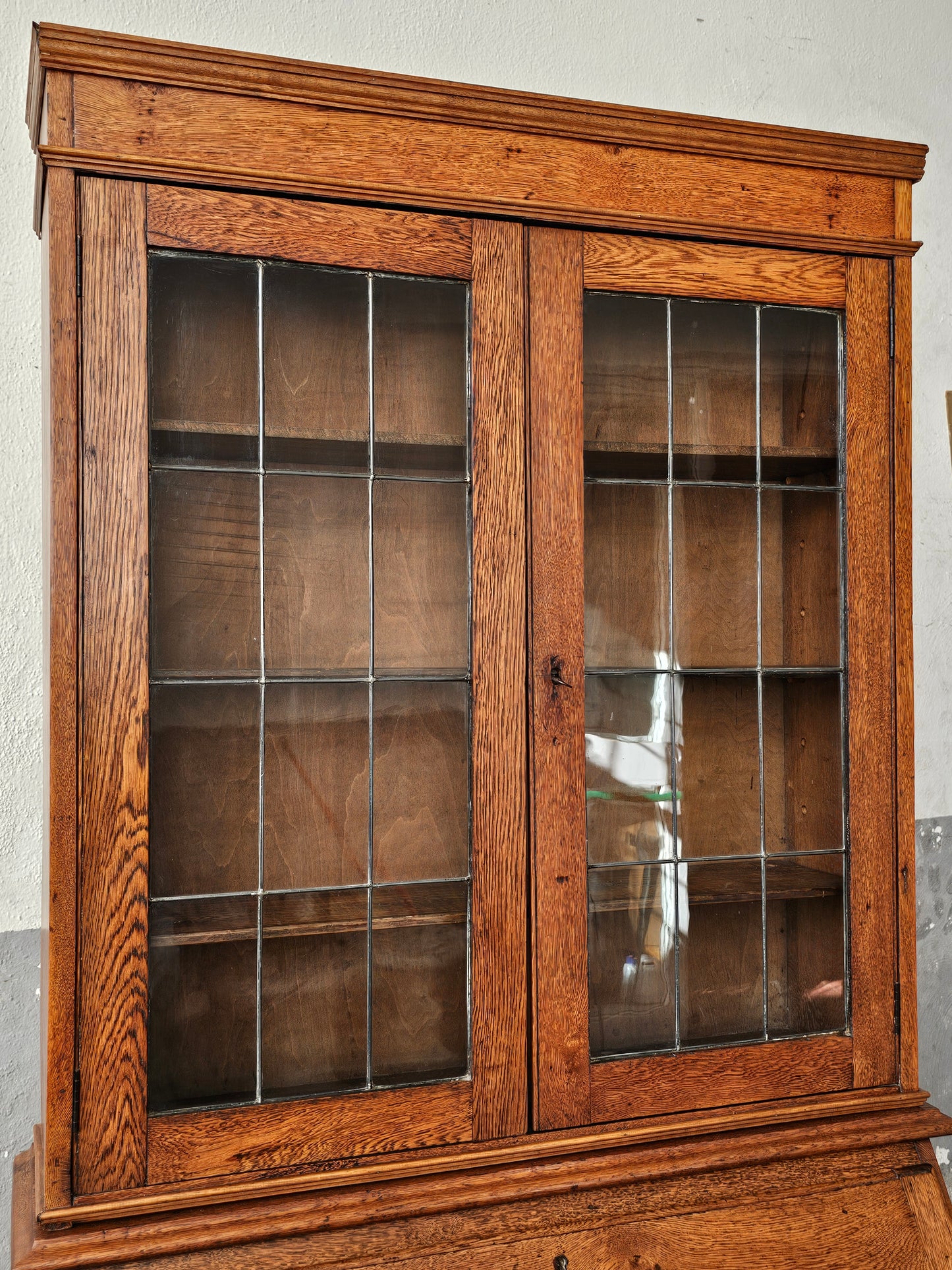 Trumeau inglese in rovere 1800