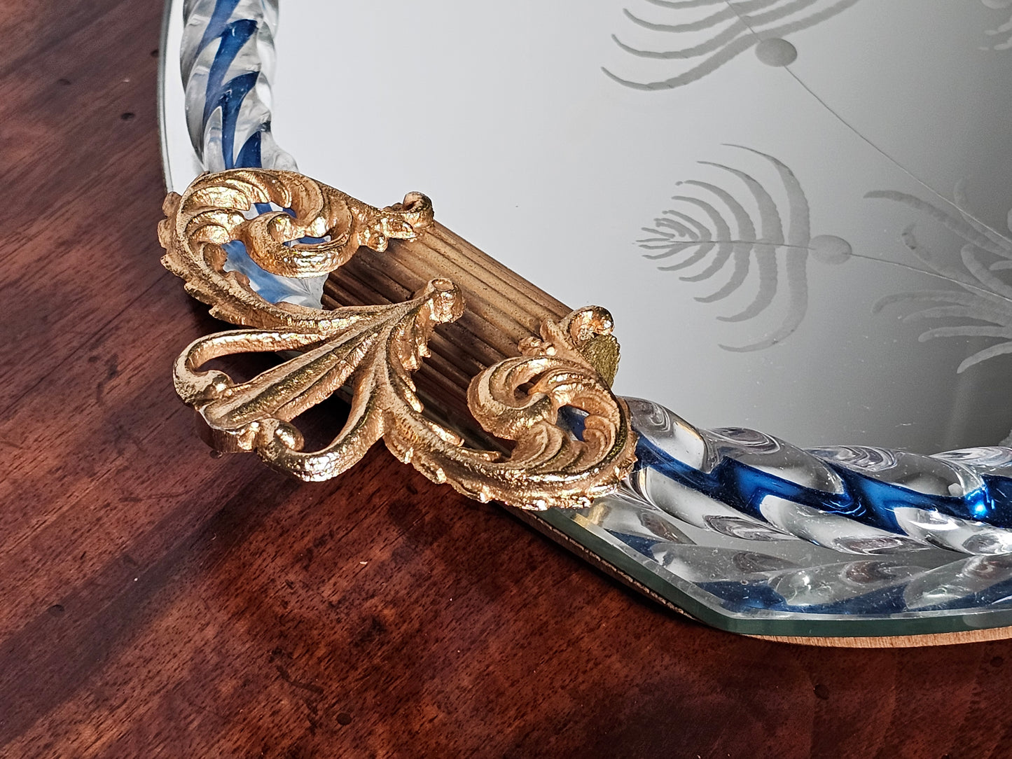 Vassoio in Vetro Murano Venezia nello stile Barovier & Toso