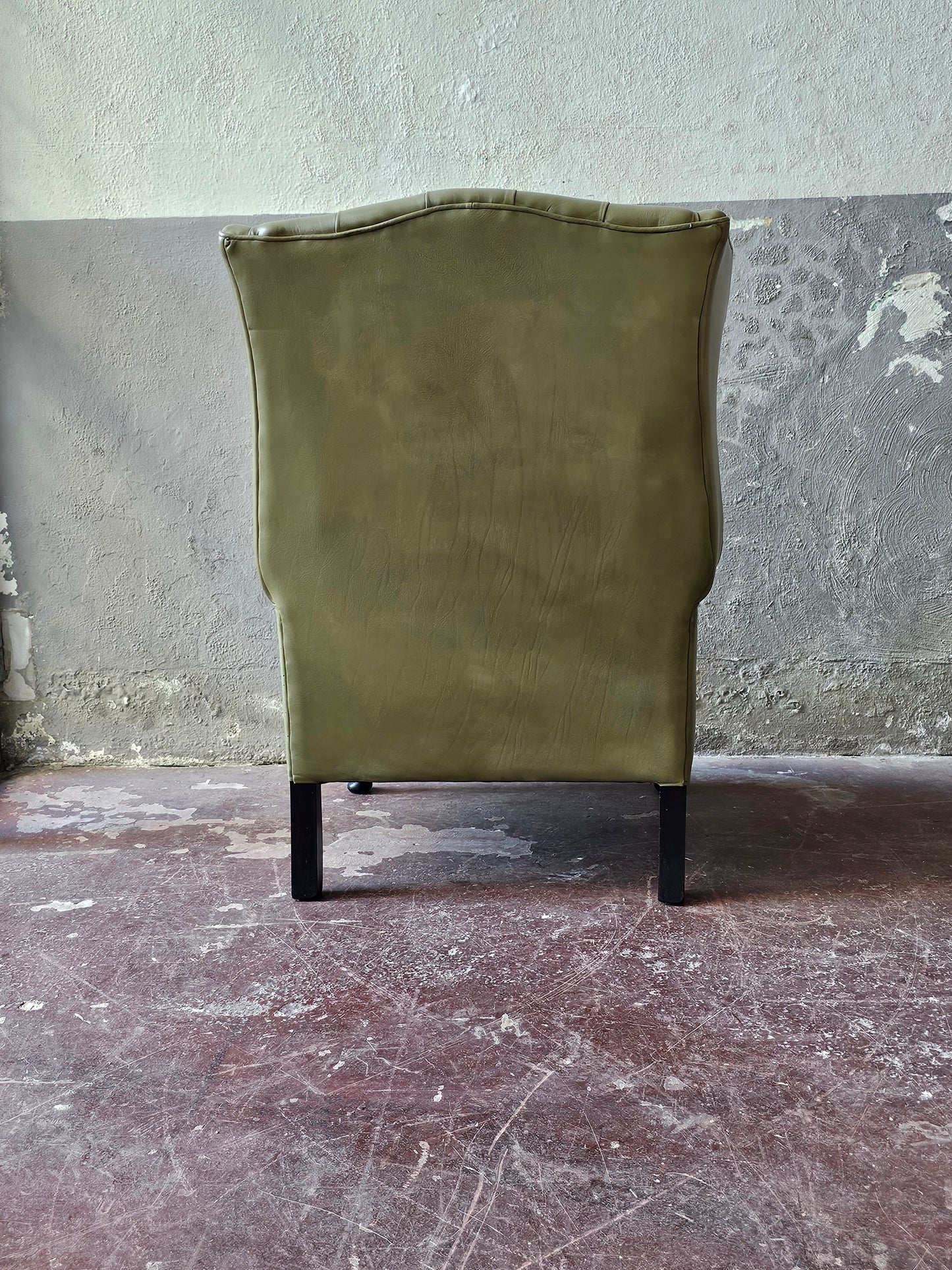 Poltrona Chesterfield in pelle