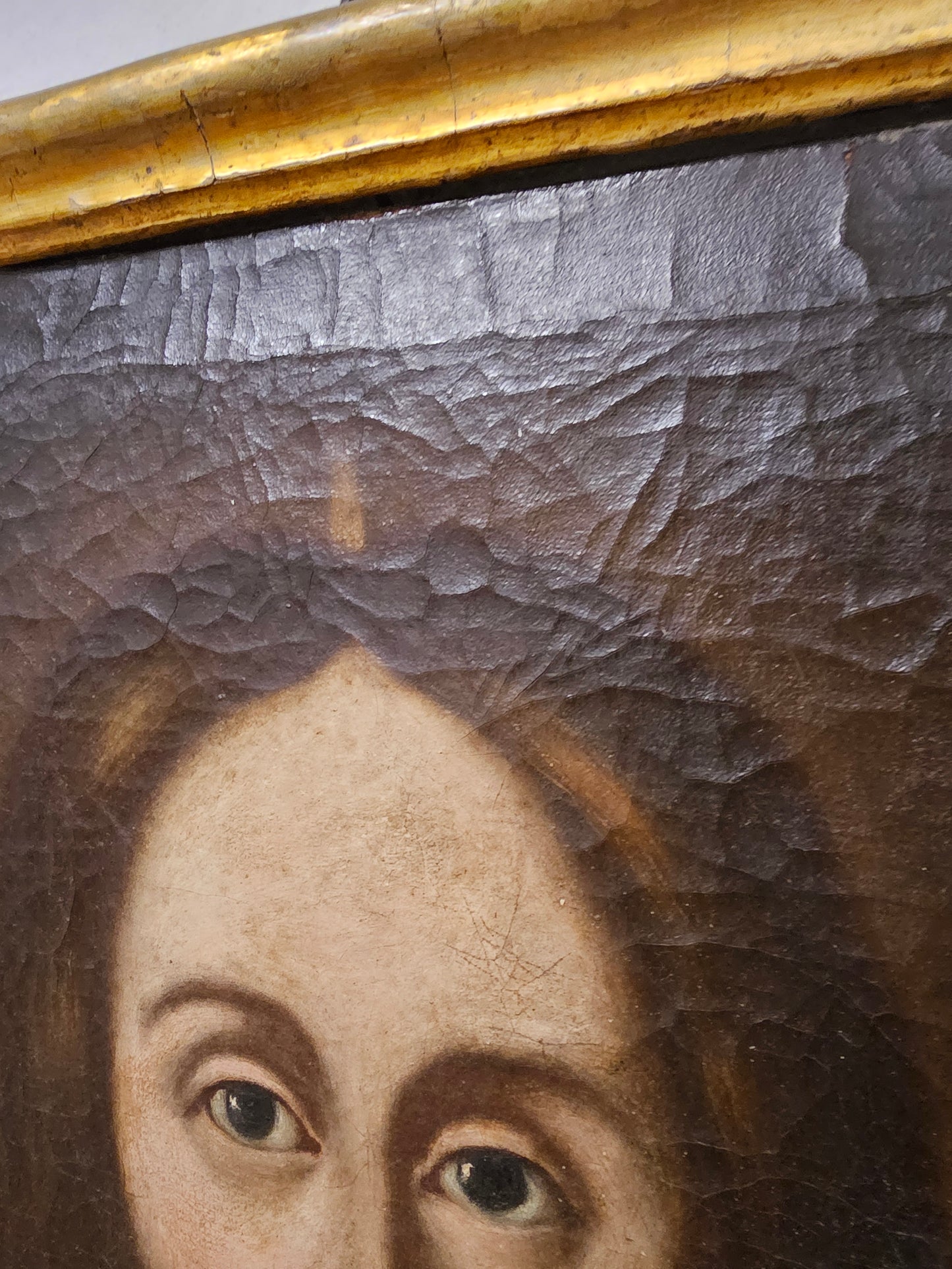 Volto di Cristo, 1777, Olio su tela, con cornice