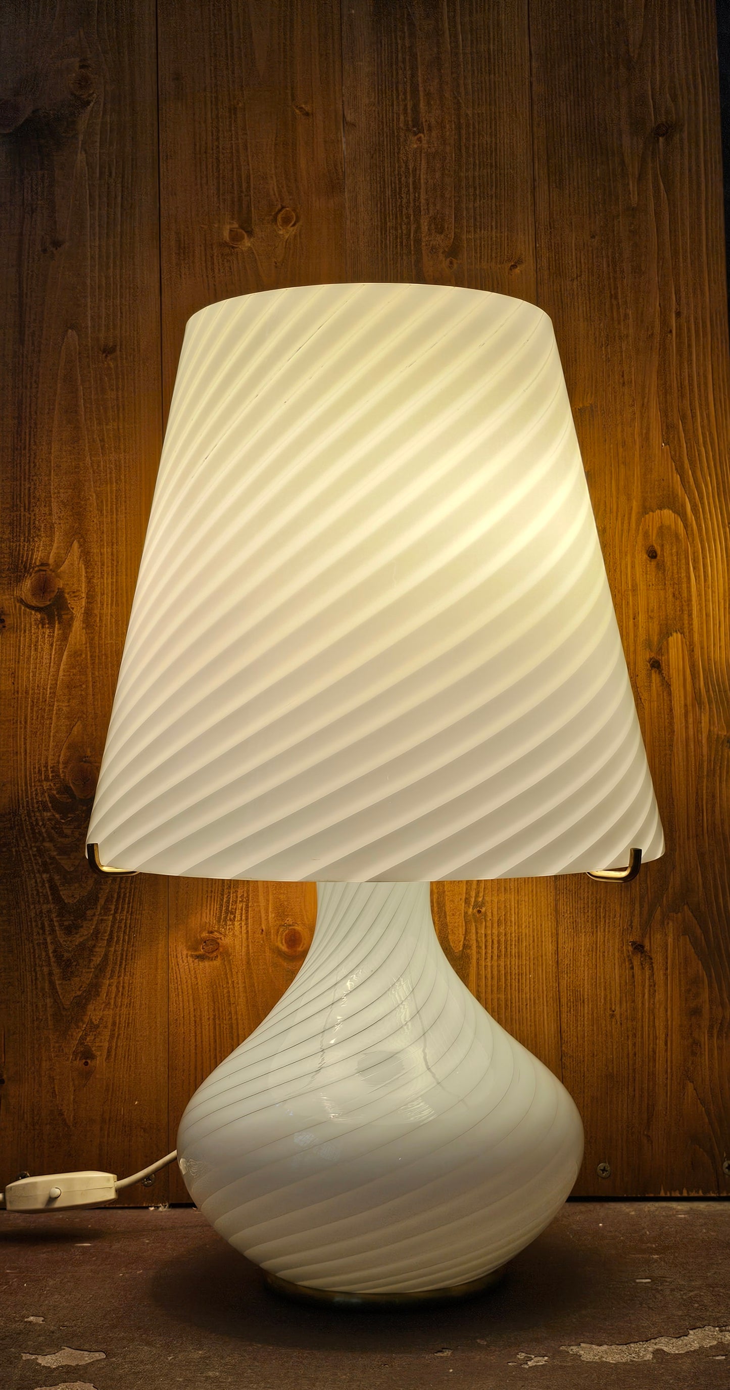Lampada da tavolo in vetro di Murano di Modaluce, 1970