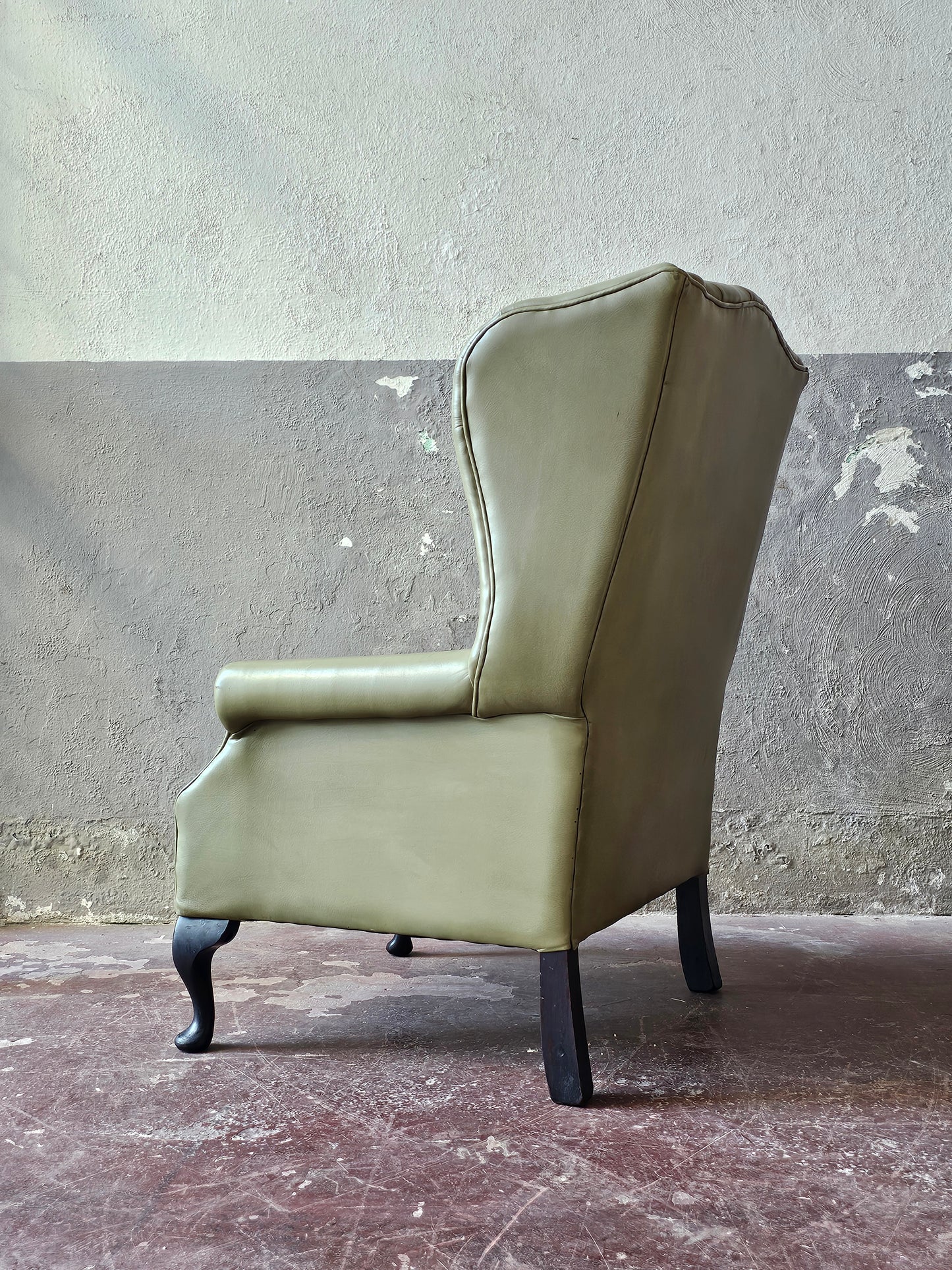 Poltrona Chesterfield in pelle