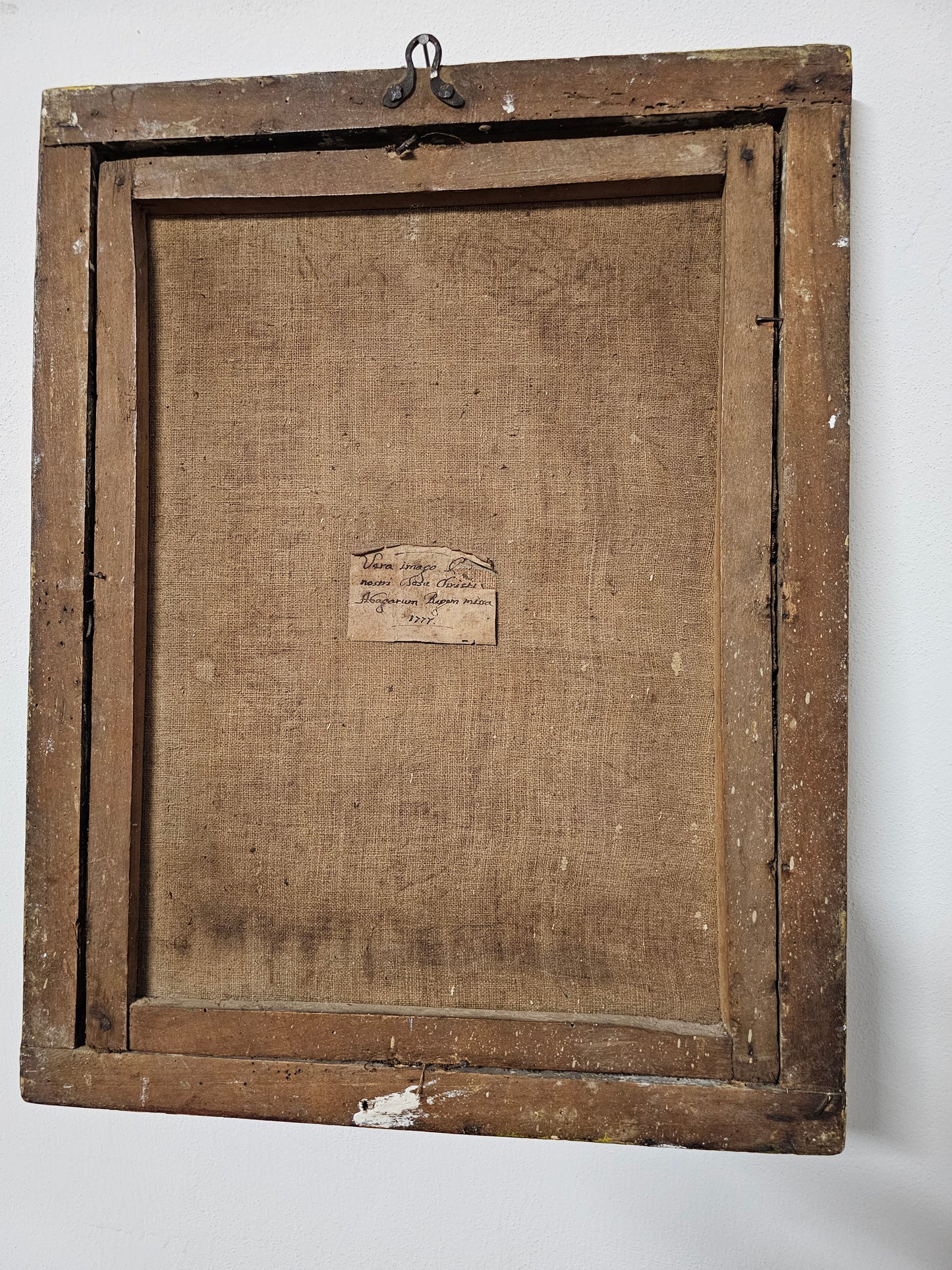Volto di Cristo, 1777, Olio su tela, con cornice