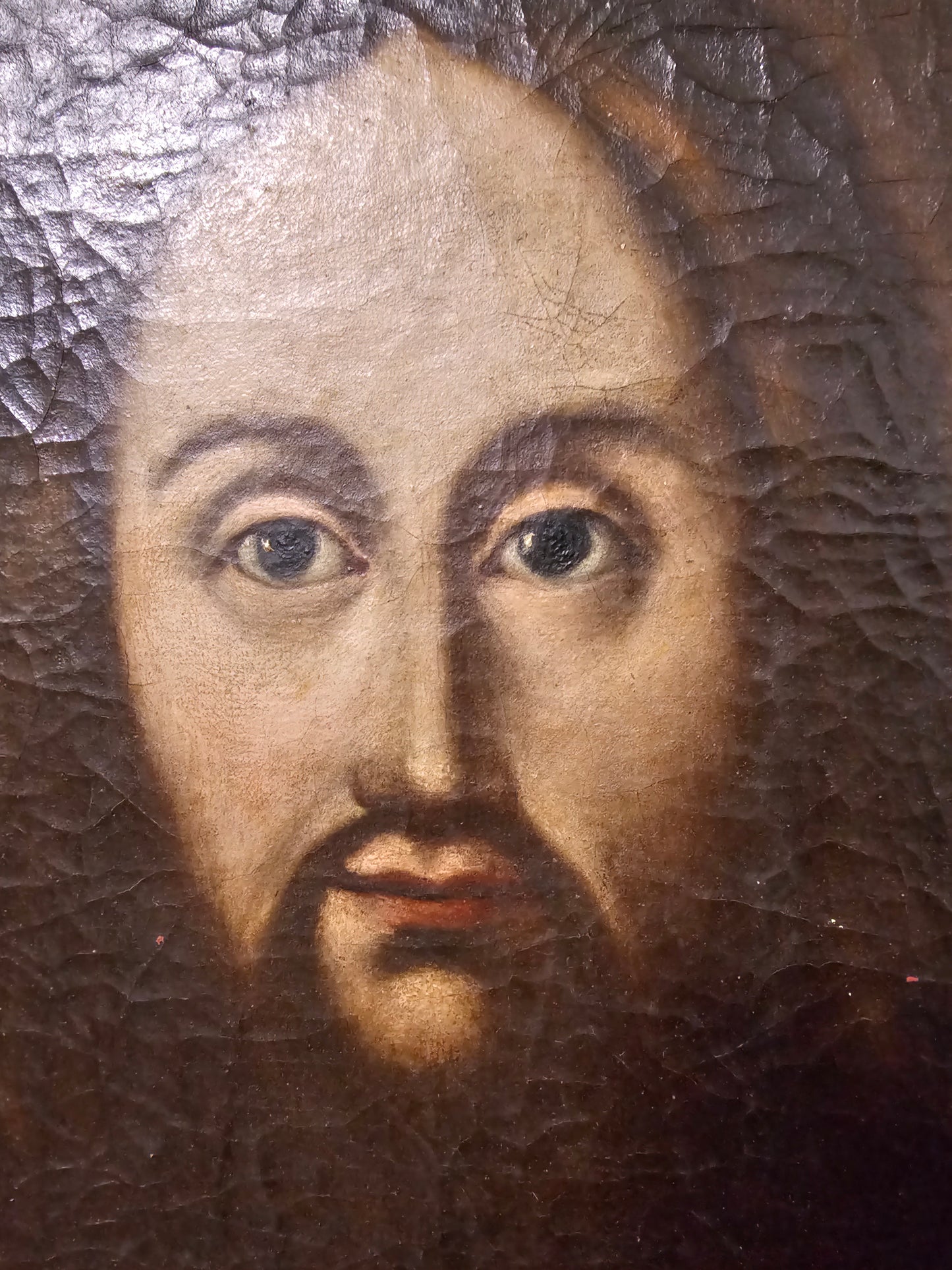 Volto di Cristo, 1777, Olio su tela, con cornice