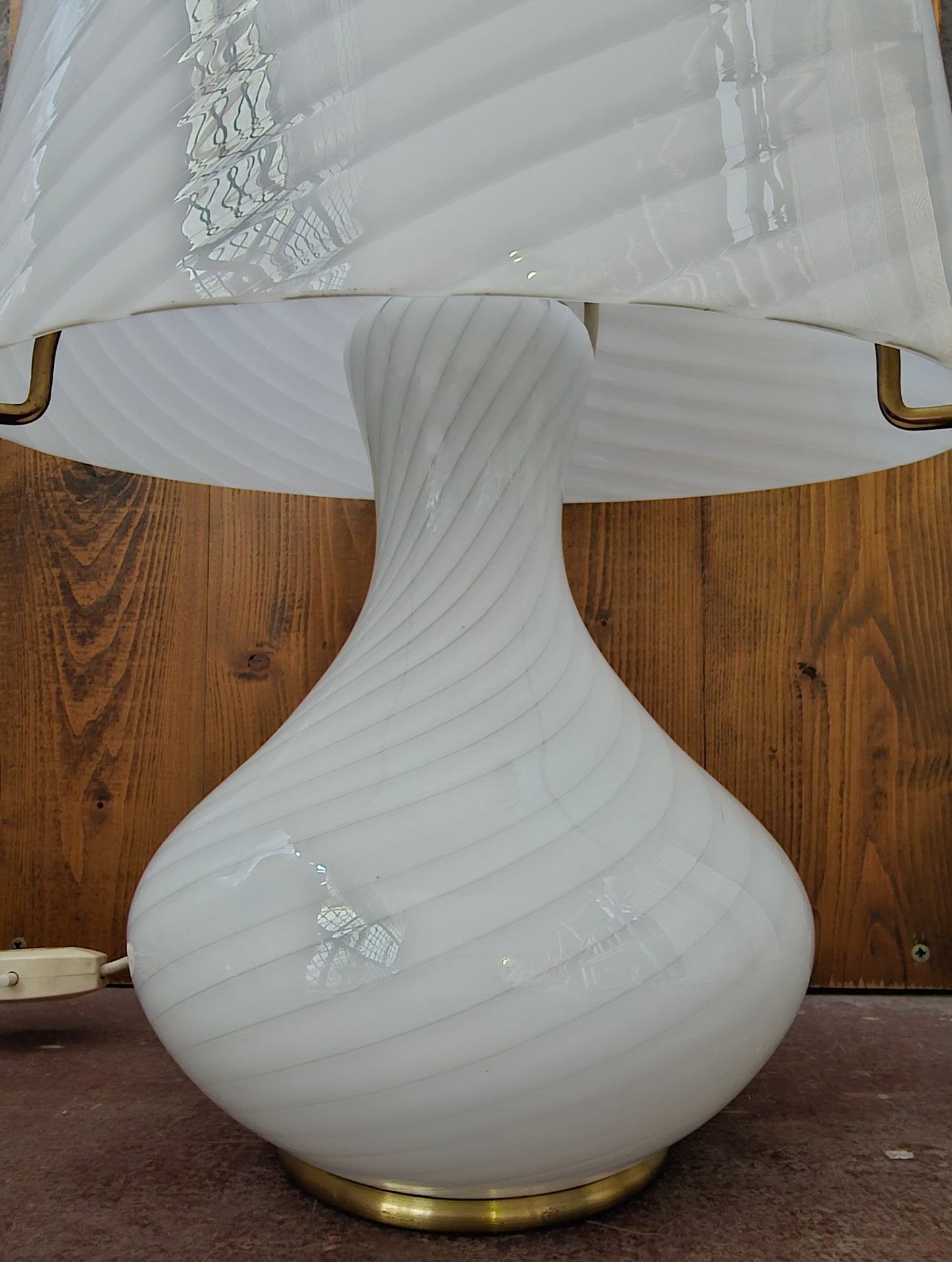Lampada da tavolo in vetro di Murano di Modaluce, 1970