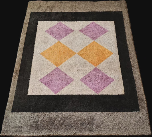 Tappeto  vintage geometrico 1970